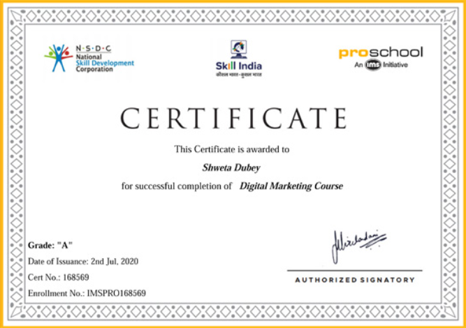 Certificate of Completion